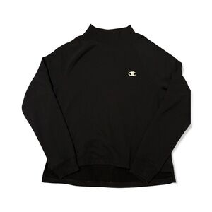 Champion Black Mock Neck Sweatshirt